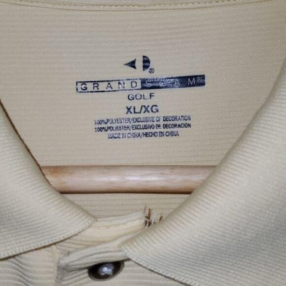 3/$20 Or $10 Grand Slam Golf 3-button Collared Short Sleeve Polo Sz. XL Shirt - Picture 3 of 9